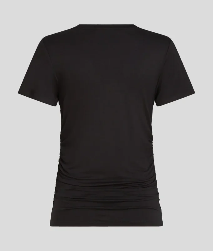 SIGNATUR V-HALS RUCHED T-SHIRT SIGNATUR V-HALS RUCHED T-SHIRT