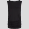 SIGNATURBOAT NECK RUCHED TOP SIGNATURBOAT NECK RUCHED TOP