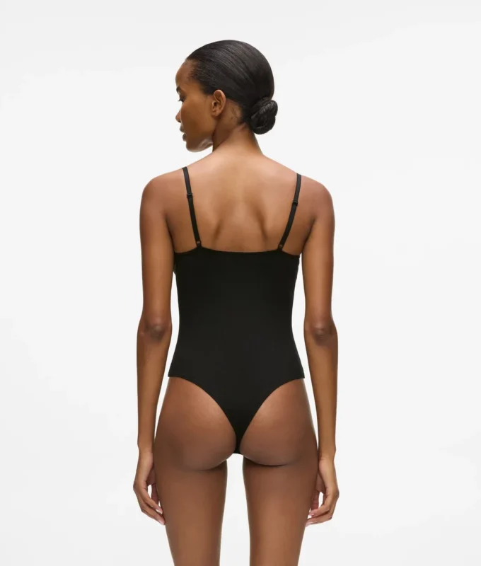 Signaturbodysuit med hög benöppning