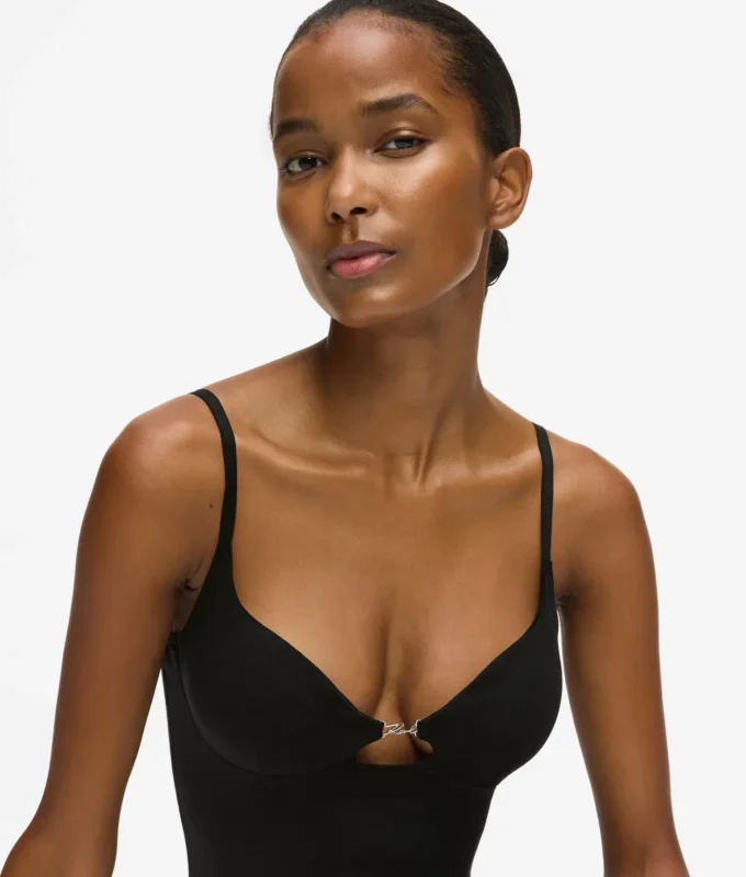 Signaturbodysuit med hög benöppning