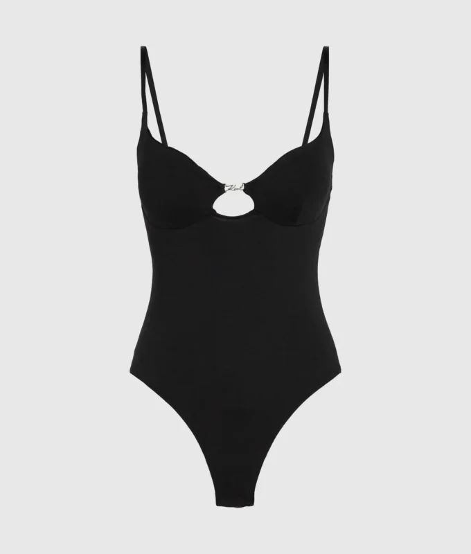 Signaturbodysuit med hög benöppning