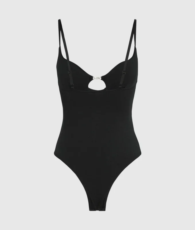 Signaturbodysuit med hög benöppning