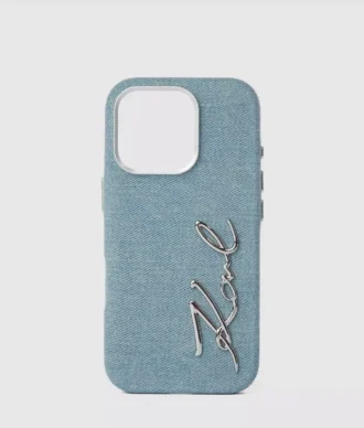 Signaturfodral i denim för iPhone 16 Pro Signaturfodral i denim för iPhone 16 Pro