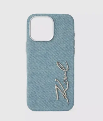 Signaturfodral i denim för iPhone 16 Pro Max Signaturfodral i denim för iPhone 16 Pro Max