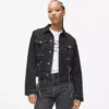 Snörbar jeansjacka Snörbar jeansjacka
