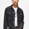 Snörbar jeansjacka Snörbar jeansjacka