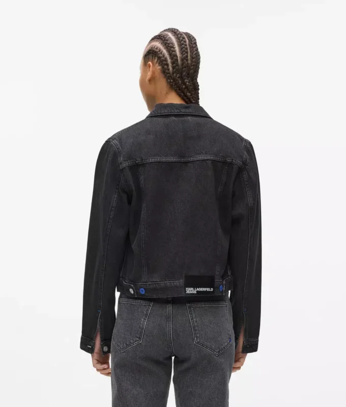 Snörbar jeansjacka Snörbar jeansjacka