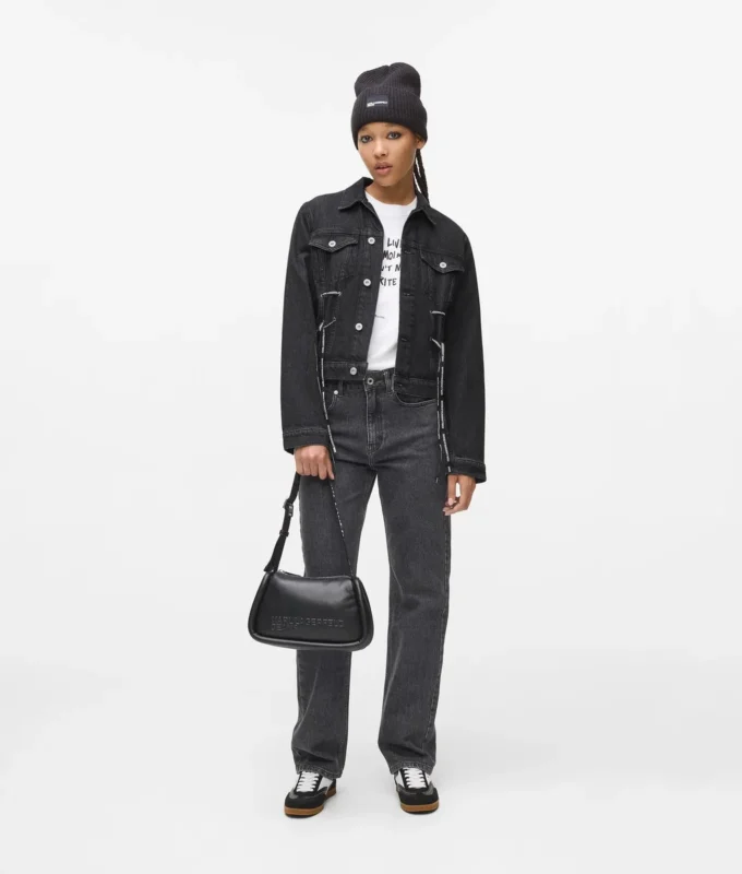 Snörbar jeansjacka Snörbar jeansjacka