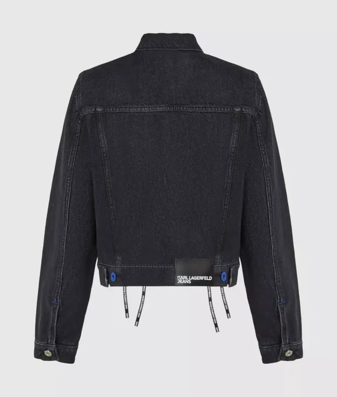 Snörbar jeansjacka Snörbar jeansjacka