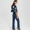 SPLIT-HEM HIGH-RISE STRAIGHT JEANS SPLIT-HEM HIGH-RISE STRAIGHT JEANS