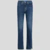 SPLIT-HEM HIGH-RISE STRAIGHT JEANS SPLIT-HEM HIGH-RISE STRAIGHT JEANS