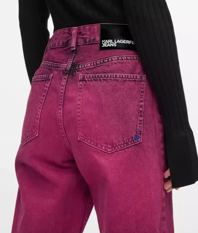 Sprayfärgade mom jeans