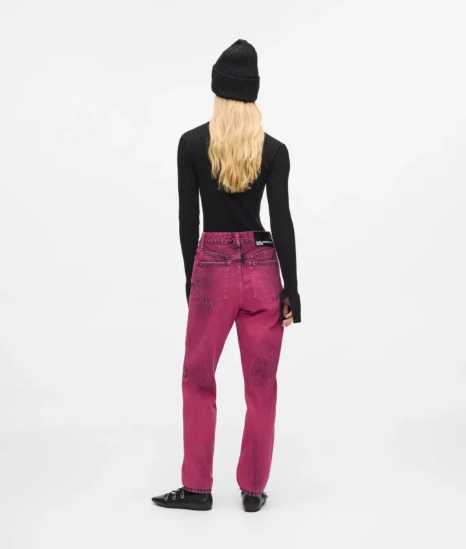 Sprayfärgade mom jeans