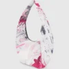 Stor hobo-väska med målarmotiv