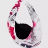 Stor hobo-väska med målarmotiv