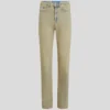 STRAIGHT JEANS MED HÖG MIDJA OCH NAGLAR