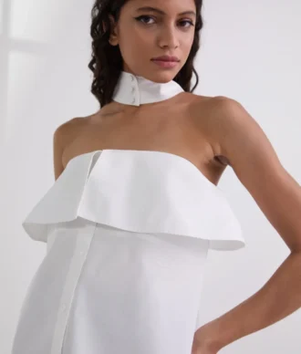 STRAPLESS POPLIN SKJORTA STRAPLESS POPLIN SKJORTA