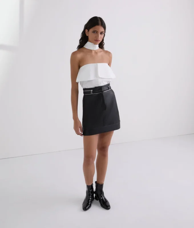 STRAPLESS POPLIN SKJORTA STRAPLESS POPLIN SKJORTA