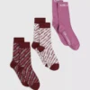 Strumpor med logotyp över hela ytan – 3-pack Strumpor med logotyp över hela ytan – 3-pack