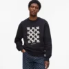 Sweatshirt med grafiskt monogram