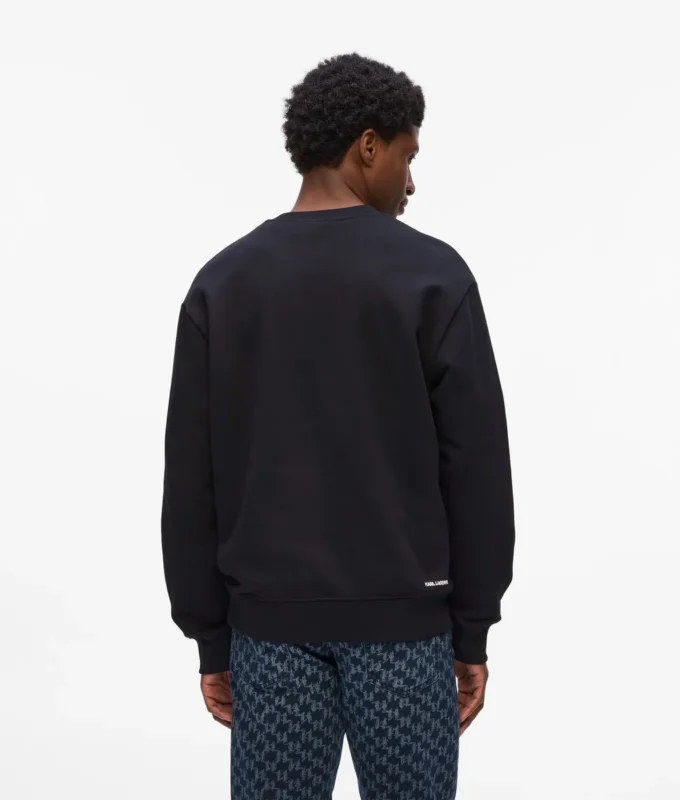 Sweatshirt med grafiskt monogram