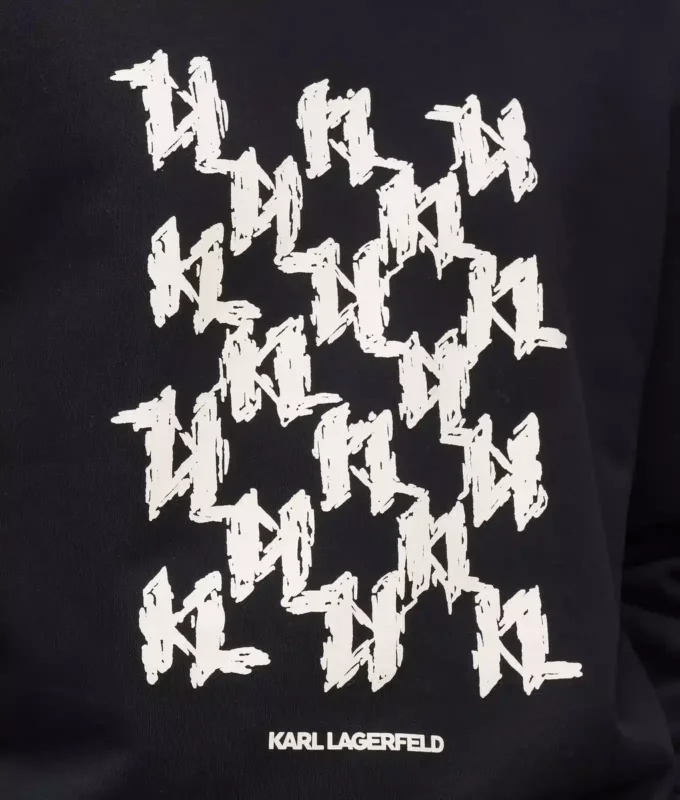 Sweatshirt med grafiskt monogram