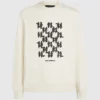 Sweatshirt med grafiskt monogram