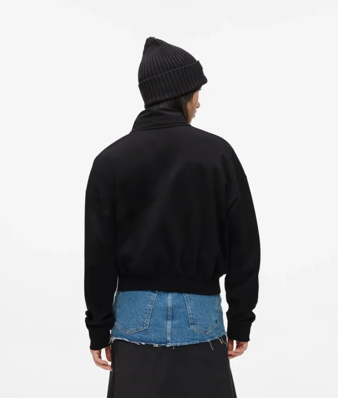 Sweatshirt med halv dragkedja Sweatshirt med halv dragkedja