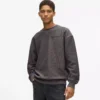 Sweatshirt med insidan utåt