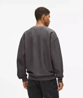 Sweatshirt med insidan utåt