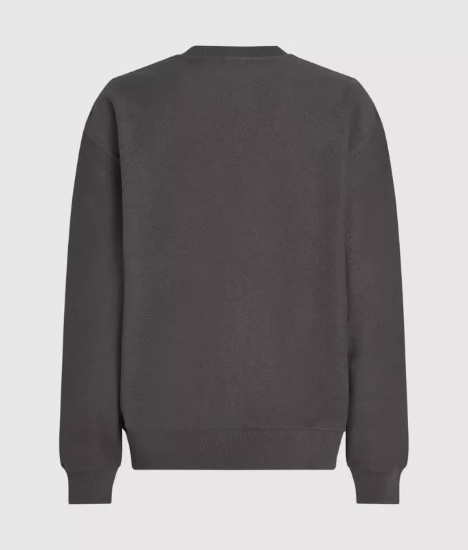 Sweatshirt med insidan utåt
