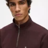 Sweatshirt med kvartslång dragkedja