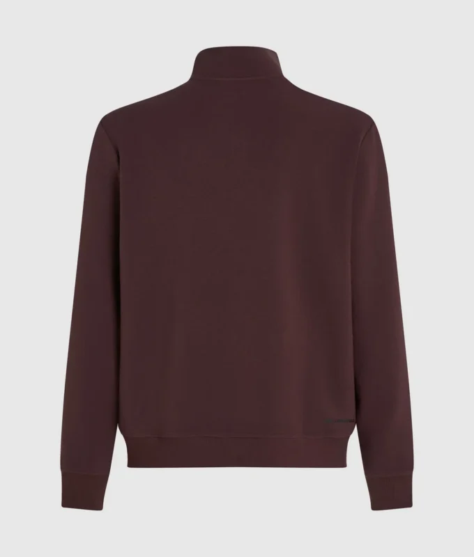 Sweatshirt med kvartslång dragkedja