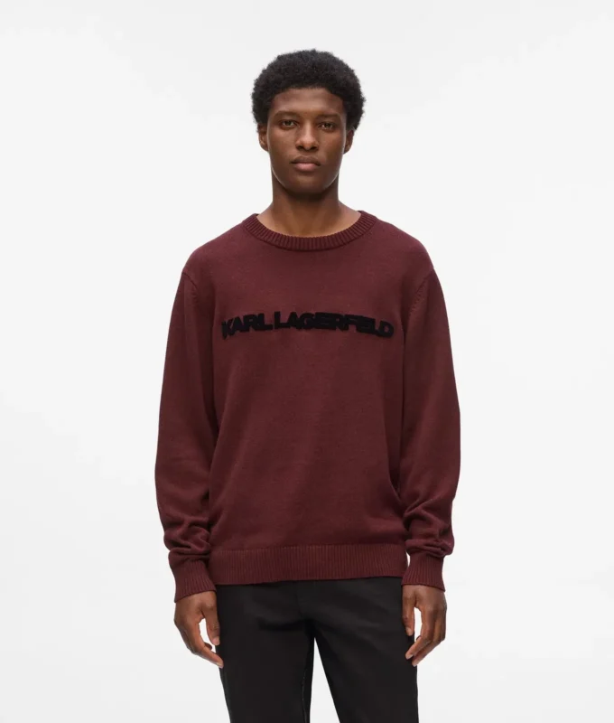 Sweatshirt med logotyp