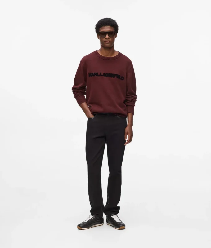 Sweatshirt med logotyp