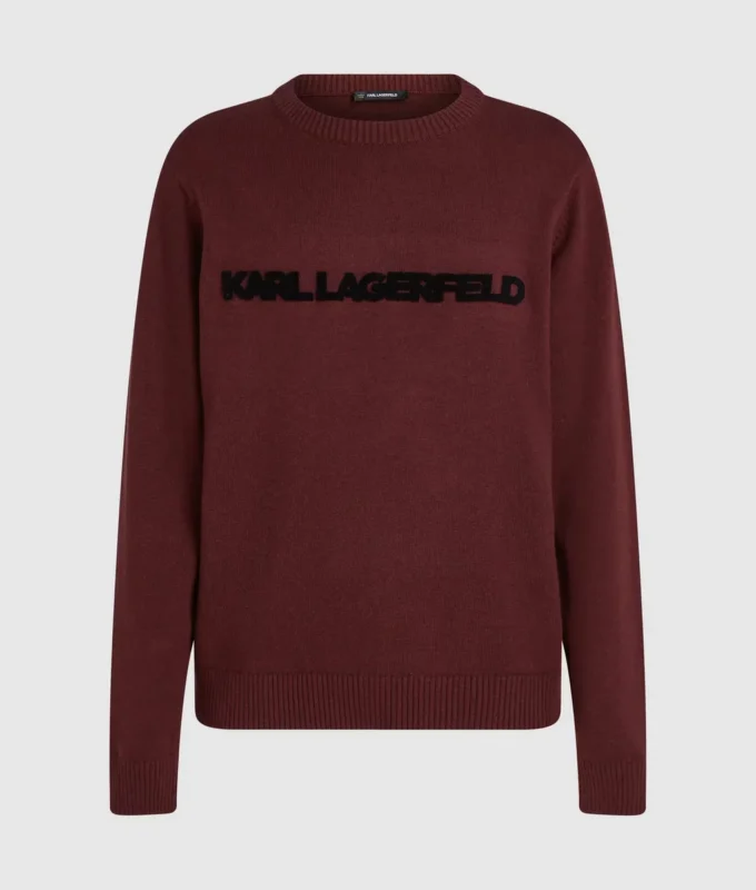 Sweatshirt med logotyp