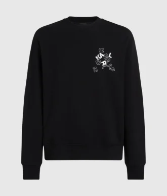 Sweatshirt med logotypslogan