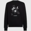 Sweatshirt med logotypslogan