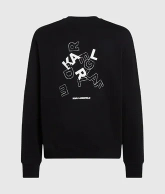 Sweatshirt med logotypslogan