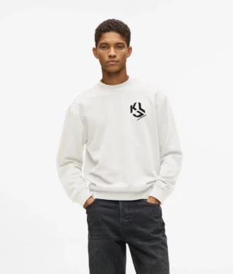 Sweatshirt med monogram