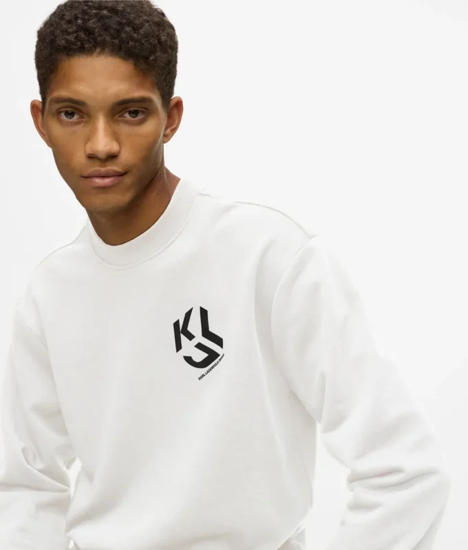 Sweatshirt med monogram Sweatshirt med monogram