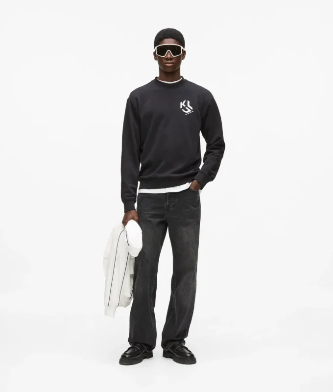 Sweatshirt med monogram Sweatshirt med monogram
