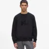 Sweatshirt med paljettmonogram