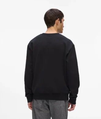 Sweatshirt med paljettmonogram