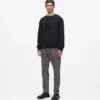 Sweatshirt med paljettmonogram