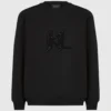 Sweatshirt med paljettmonogram