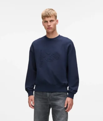 Sweatshirt med präglat monogram Sweatshirt med präglat monogram