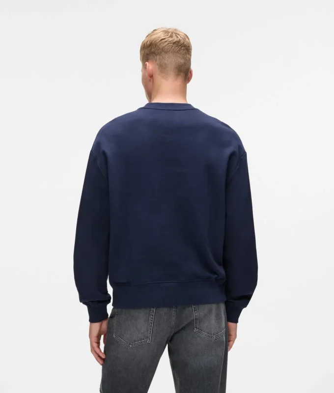 Sweatshirt med präglat monogram Sweatshirt med präglat monogram