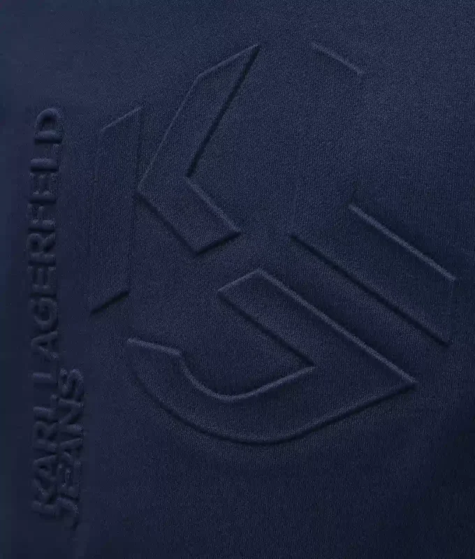 Sweatshirt med präglat monogram Sweatshirt med präglat monogram