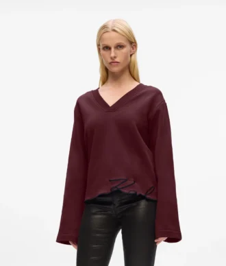 Sweatshirt med signaturkant Sweatshirt med signaturkant